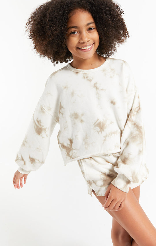 Girls Mayori Tie-Dye Pullover