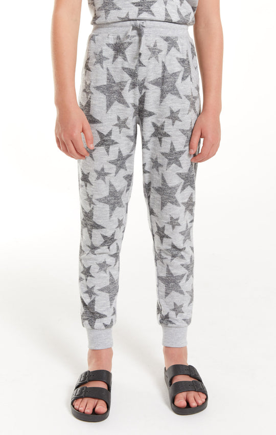 Girls Camo Star Slub Jogger