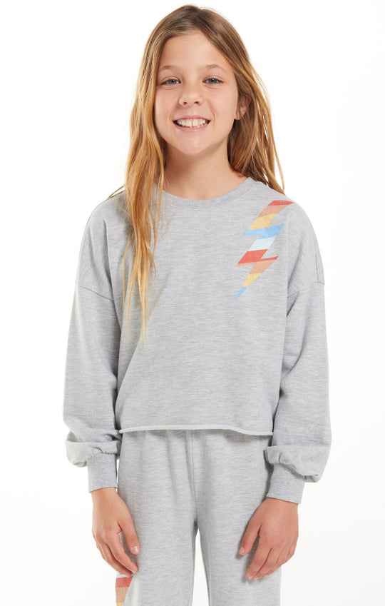 Girls Kira Bolt Sweatshirt