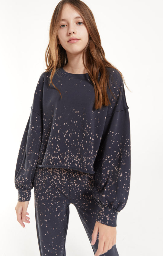 Girls Tempest Splatter Sweatshirt