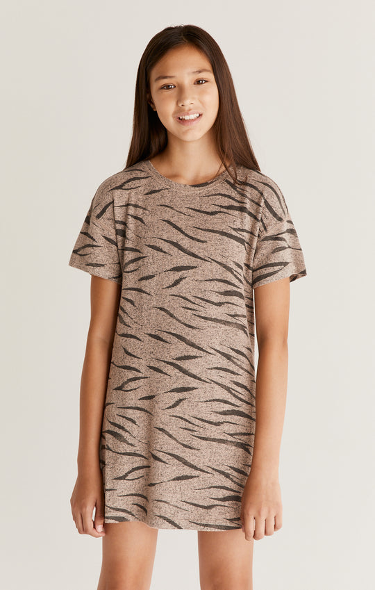 Girls Delta Zebra Dress