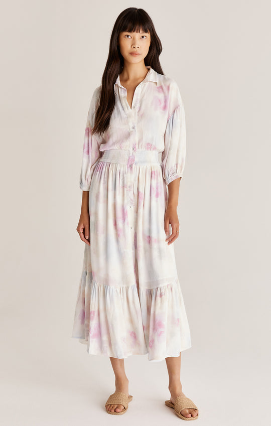 Tanya Watercolor Maxi Dress