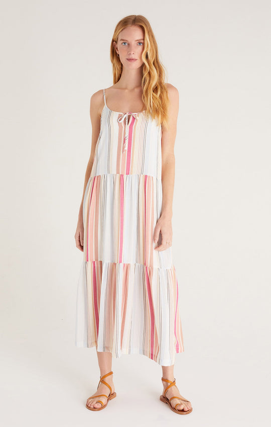 Blaire Striped Midi Dress