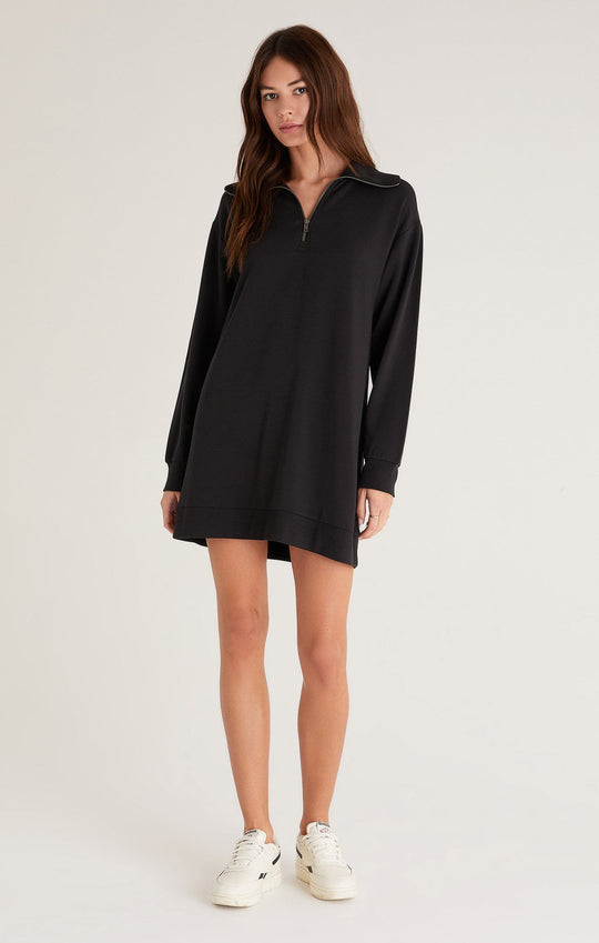 Abigail Half Zip Mini Dress