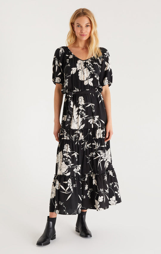 Leah Floral Maxi Dress