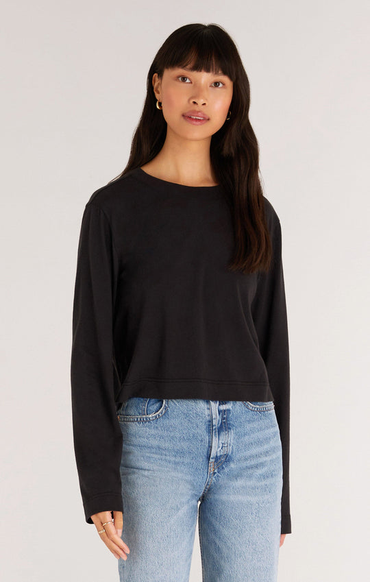 Lupita Crop Long Sleeve Top