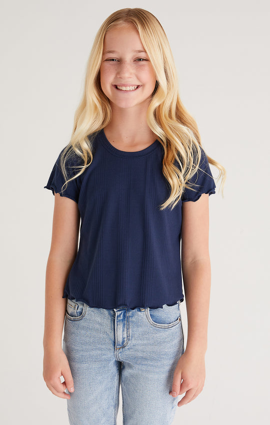 Girls Kimberly Rib Top