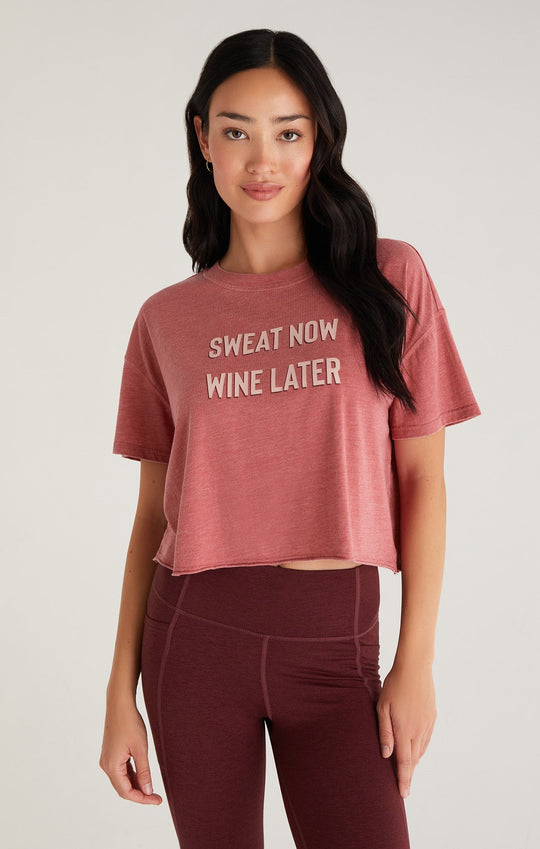 Vintage Wine Later Tee