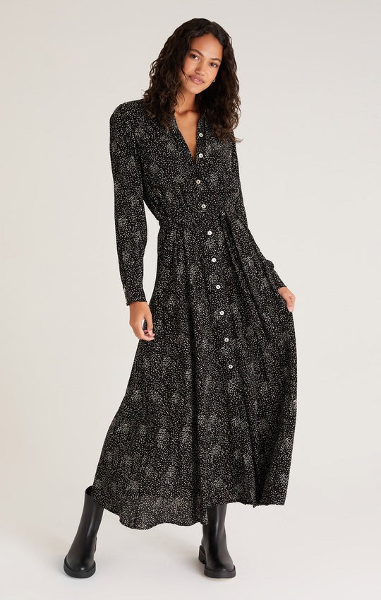 Phoenix Dot Midi Dress