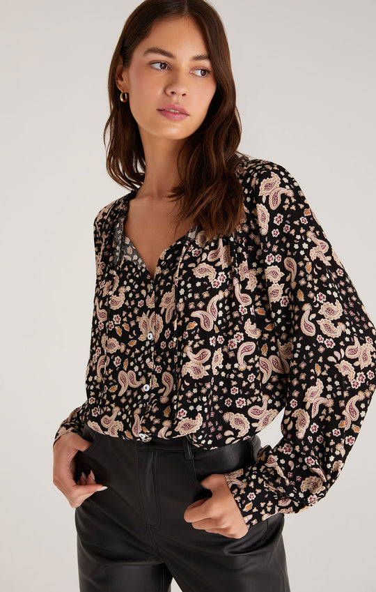 Adella Paisley Top