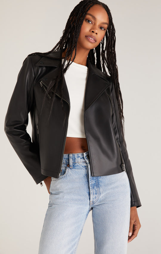 Ryder Leather Moto Jacket