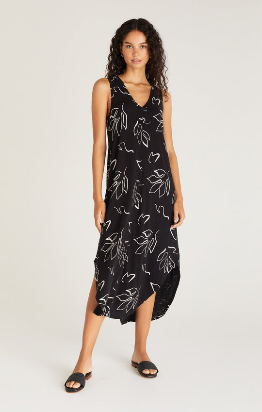 Reverie Abstract Floral Dress