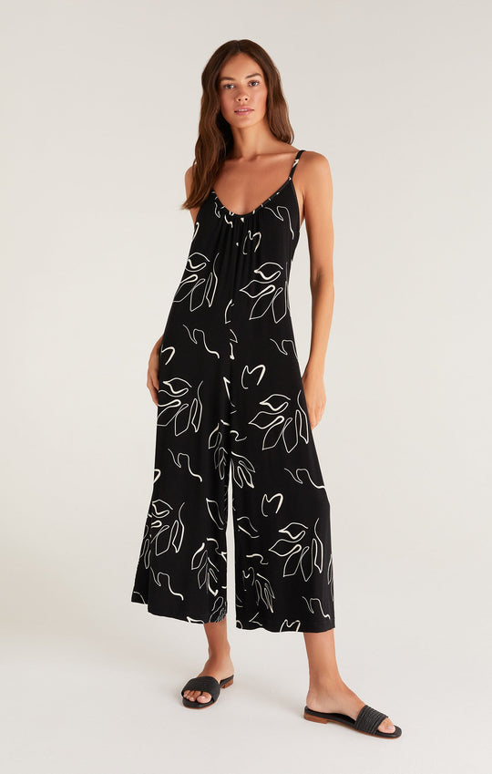 Summerland Abstract Floral Jumpsuit