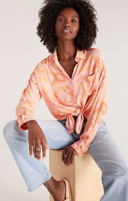 Ruby Floral Long Sleeve Top