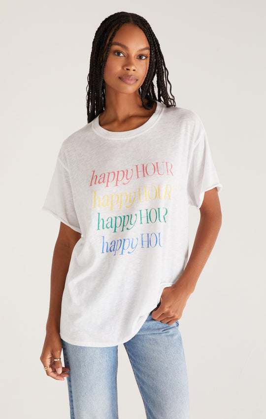 Oversized Happy Tee