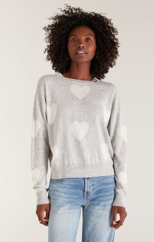 Tossed Heart Sweater