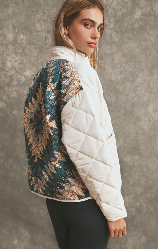 Maya Quilt Panel Jacket