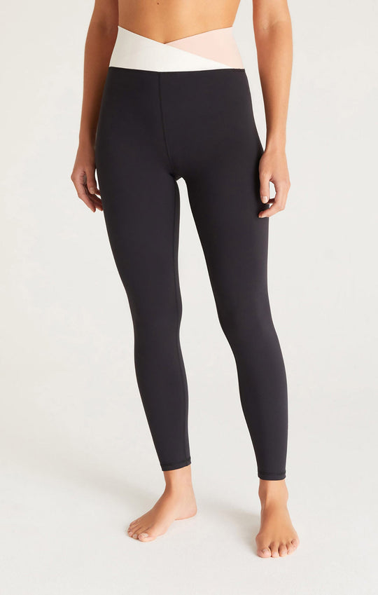 Contrast Crossover 7\/8 Legging