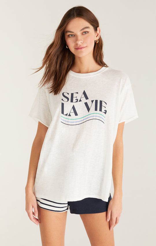 Oversized Sea La Vie Tee